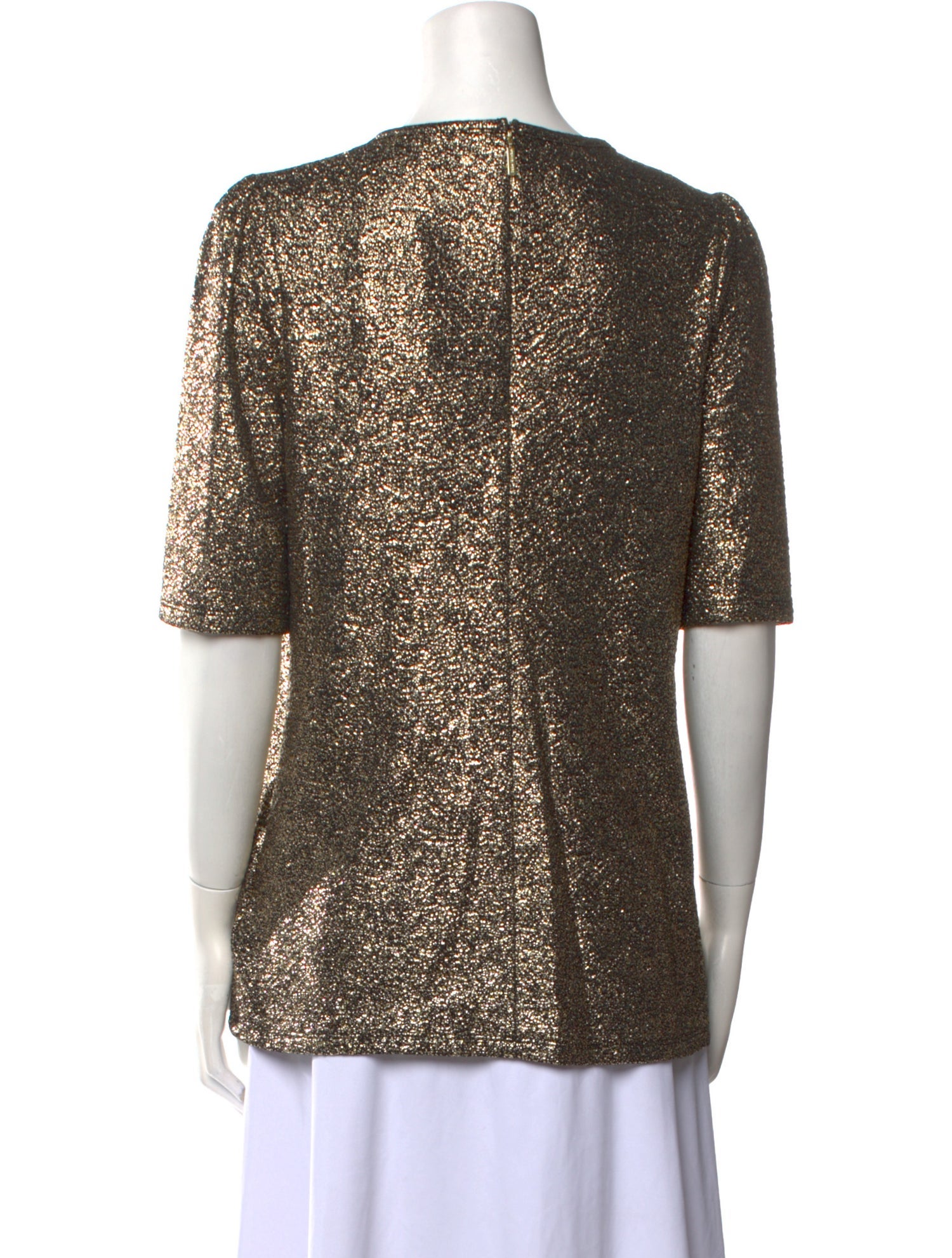Michael Kors Scoop Neck Short Sleeve Top